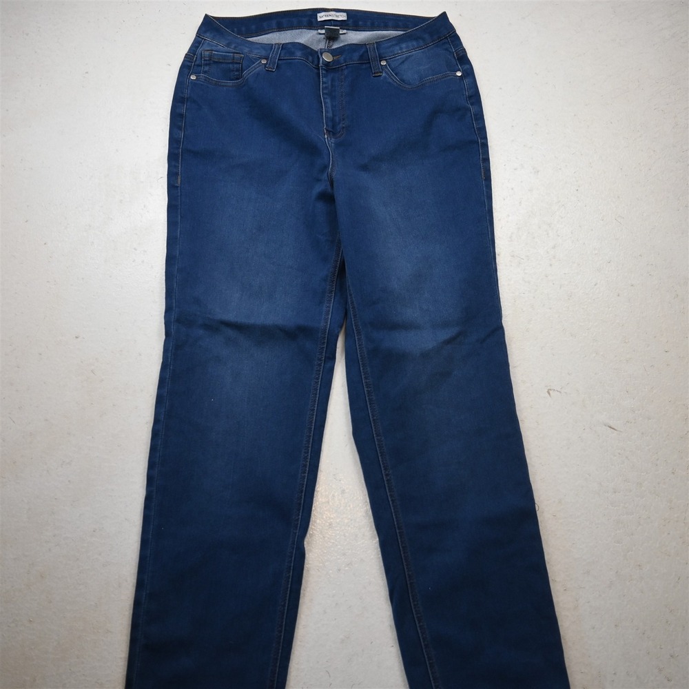 Catherines 16W High Rise Straight Sateen Stretch Medium Stretch Womens Jeans
